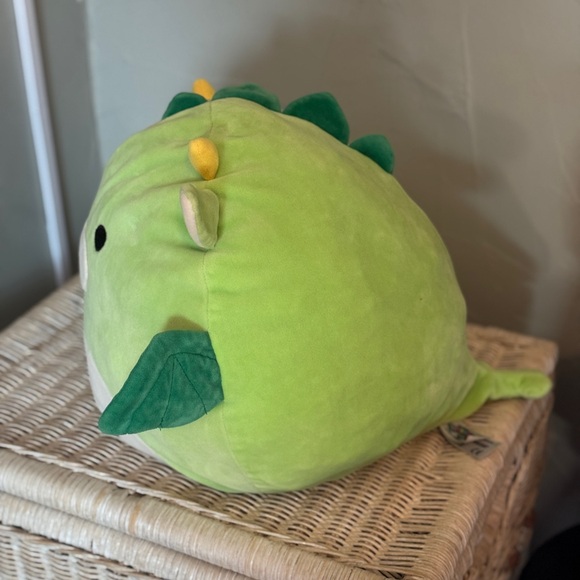 Squishmallows Green Dragon Dexter Plush Toy 12” - Picture 3 of 5